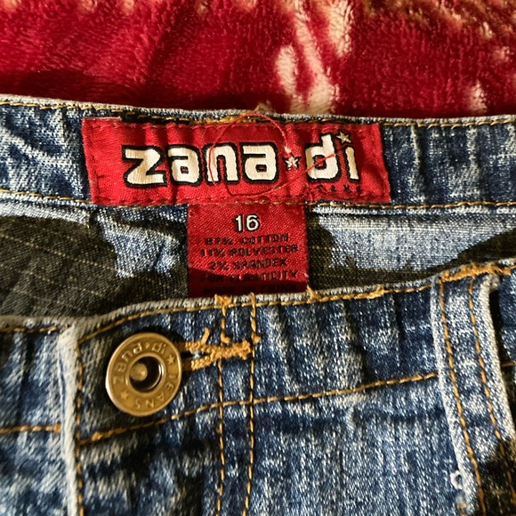 Zana Di Laced Up Bootcut Jeans Early 2000s Fashion - Picture 6 of 8
